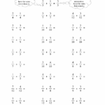 10 Adding And Subtracting Fractions With Like Denominators Worksheets