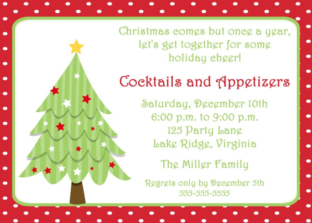 10 Best Printable Christmas Invitation Templates PDF For Free At Printablee