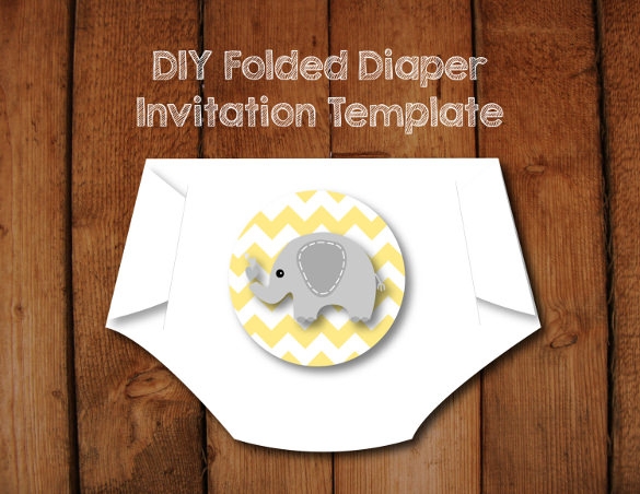 10 Diaper Invitation Templates Free Sample Example Format Downlaod
