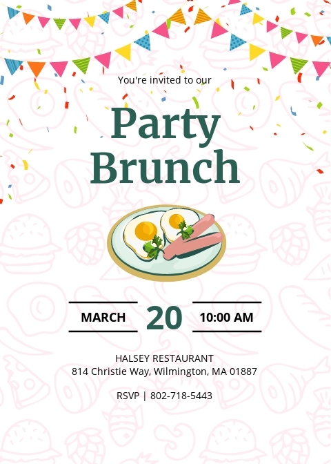 10 FREE Brunch Invitation Templates Customize Download Template