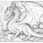 10 Free Dragon Coloring Pages Free Printable Artlex