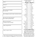 10th Step Nightly Inventory Journal Worksheets Library