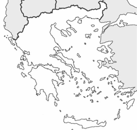 ancient greece map worksheet