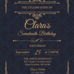11 Elegant Birthday Invitation Templates Dolanpedia Invitation Images