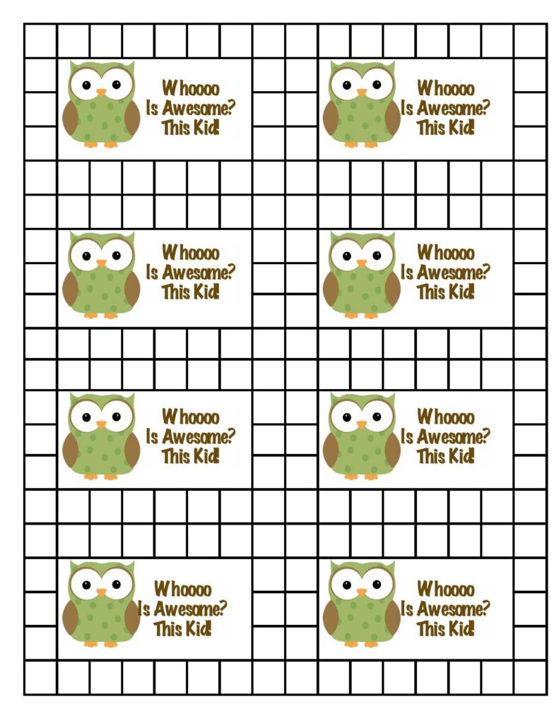 12 Best Photos Of Homework Punch Cards Printable Homework With Free