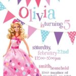 14 Blank Editable Barbie Invitation Template Blank In Photoshop For