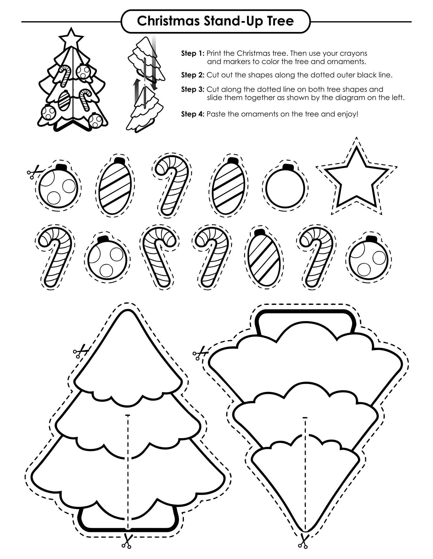 free printable christmas crafts pdf