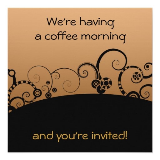 160 Coffee Morning Invitations Coffee Morning Announcements Invites 