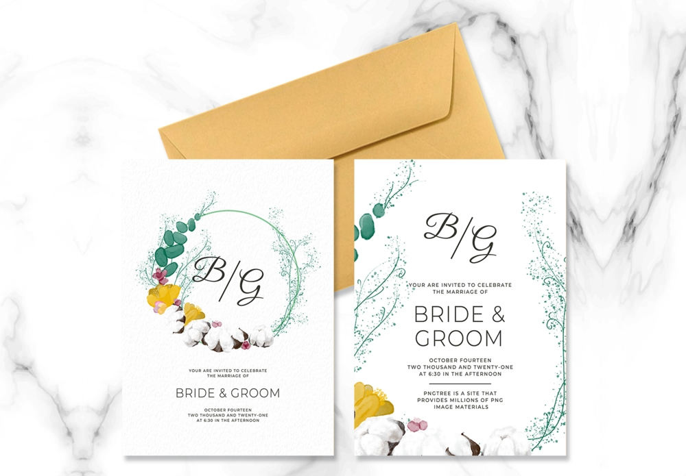 17000 Double Sided Invitation Template Download Free For Graphic 