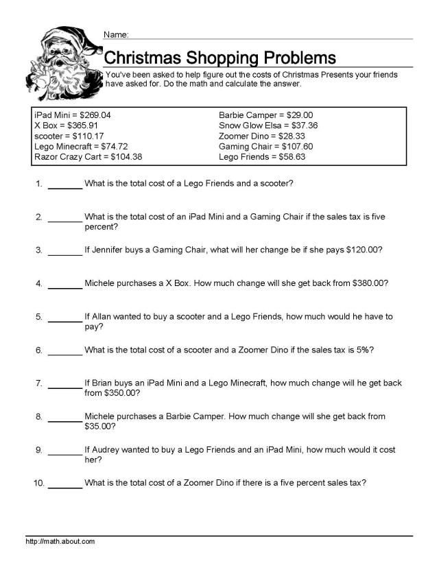 19 Free Consumer Math Worksheets Middle High School Worksheets 