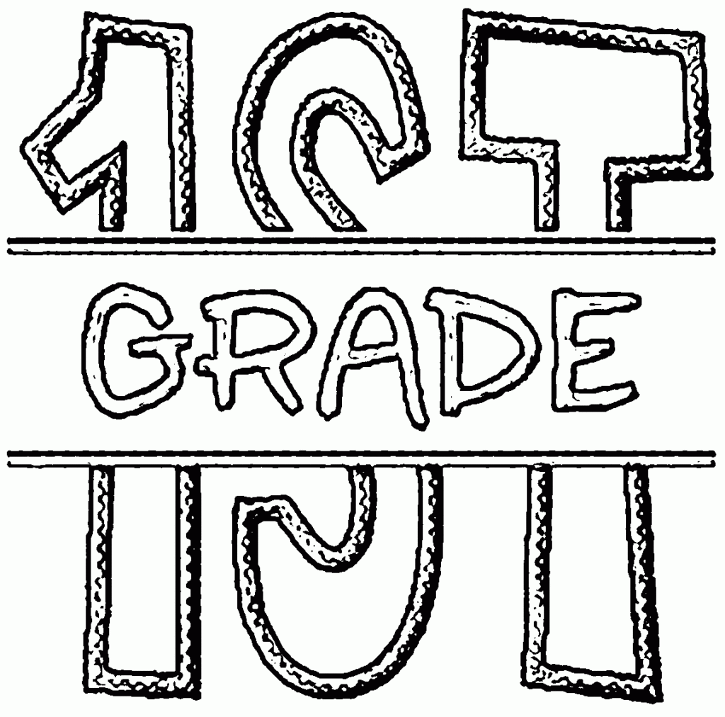 1st Grade Coloring Pages Wecoloringpage