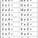 2 Multiplication Worksheets Multiplication Worksheets