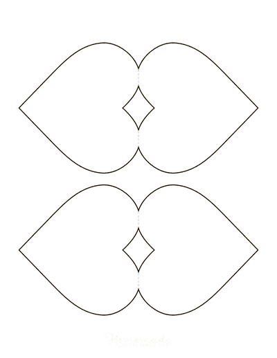 printable heart shaped cards