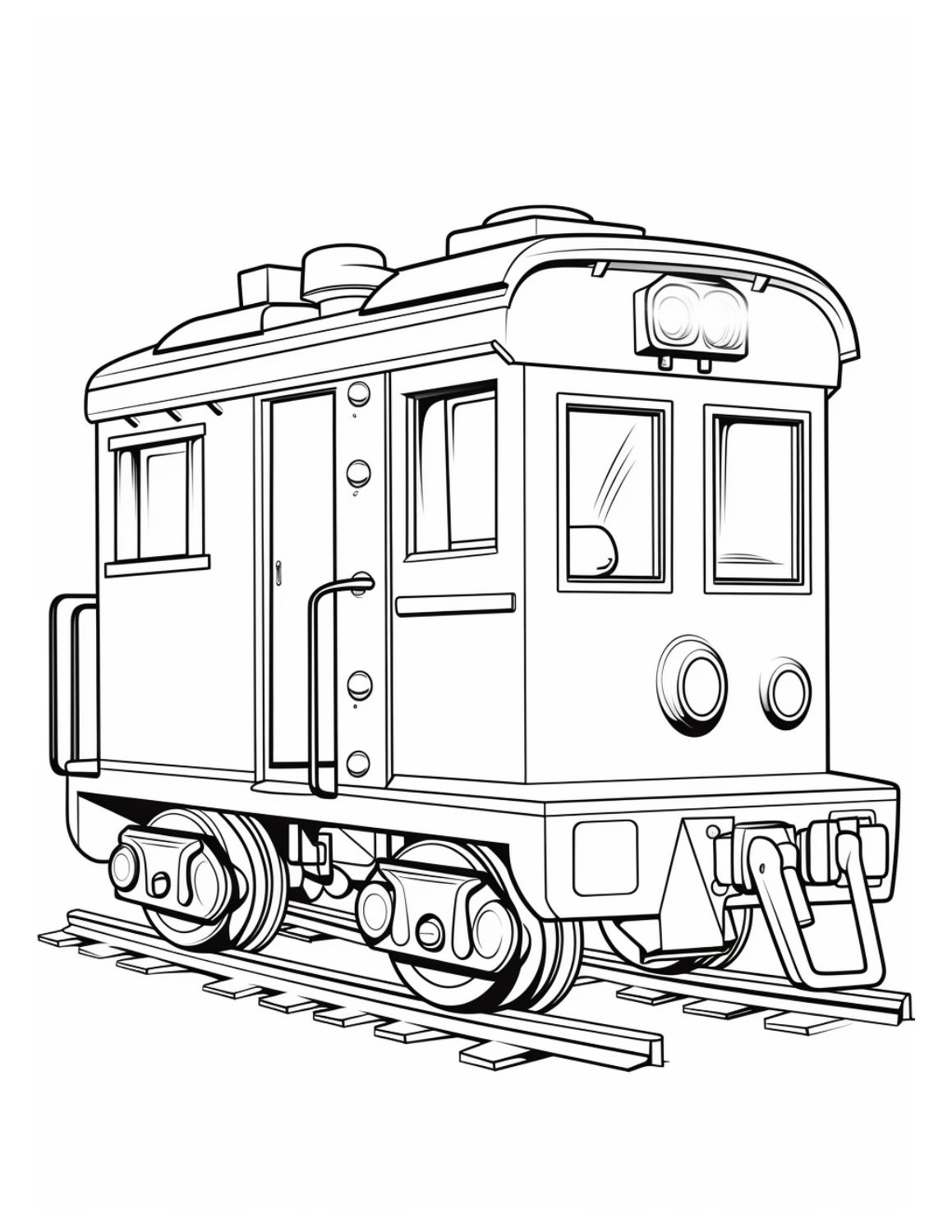 20 Free Printable Train Coloring Pages With PDF Download Skip To My Lou