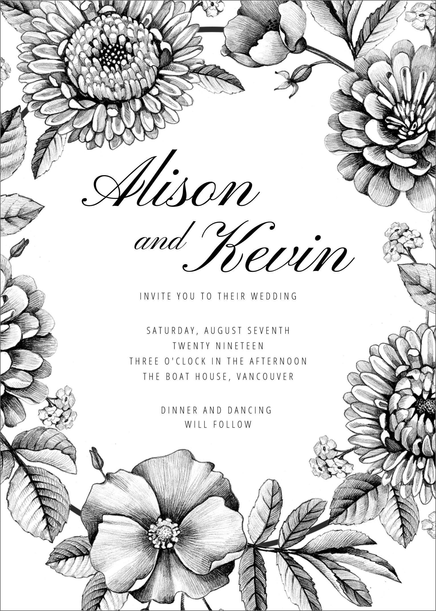 digital wedding invitation video templates free download