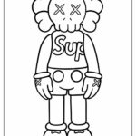 20 KAWS Coloring Pages Free PDF Printables Cartoon Coloring Pages