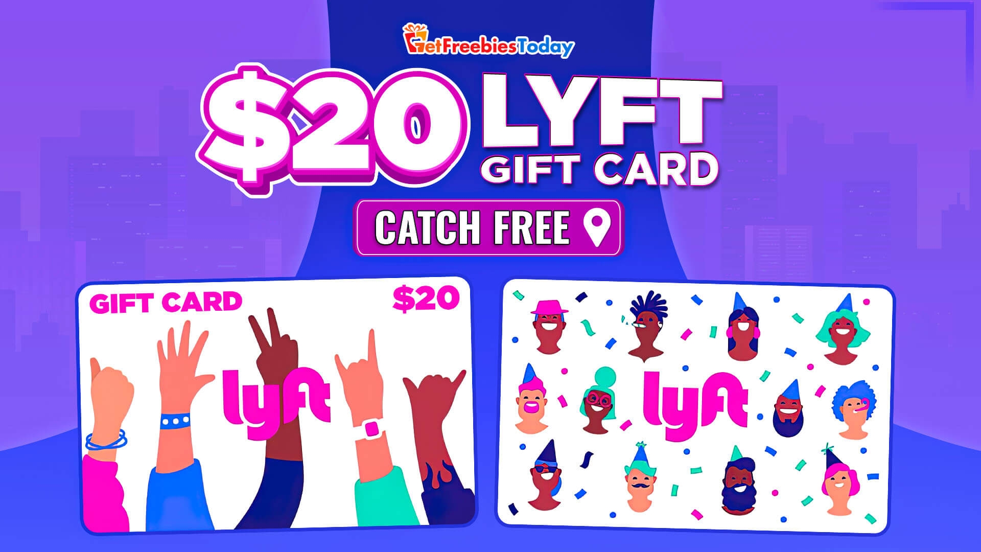  20 Lyft Gift Card Get Freebies Today