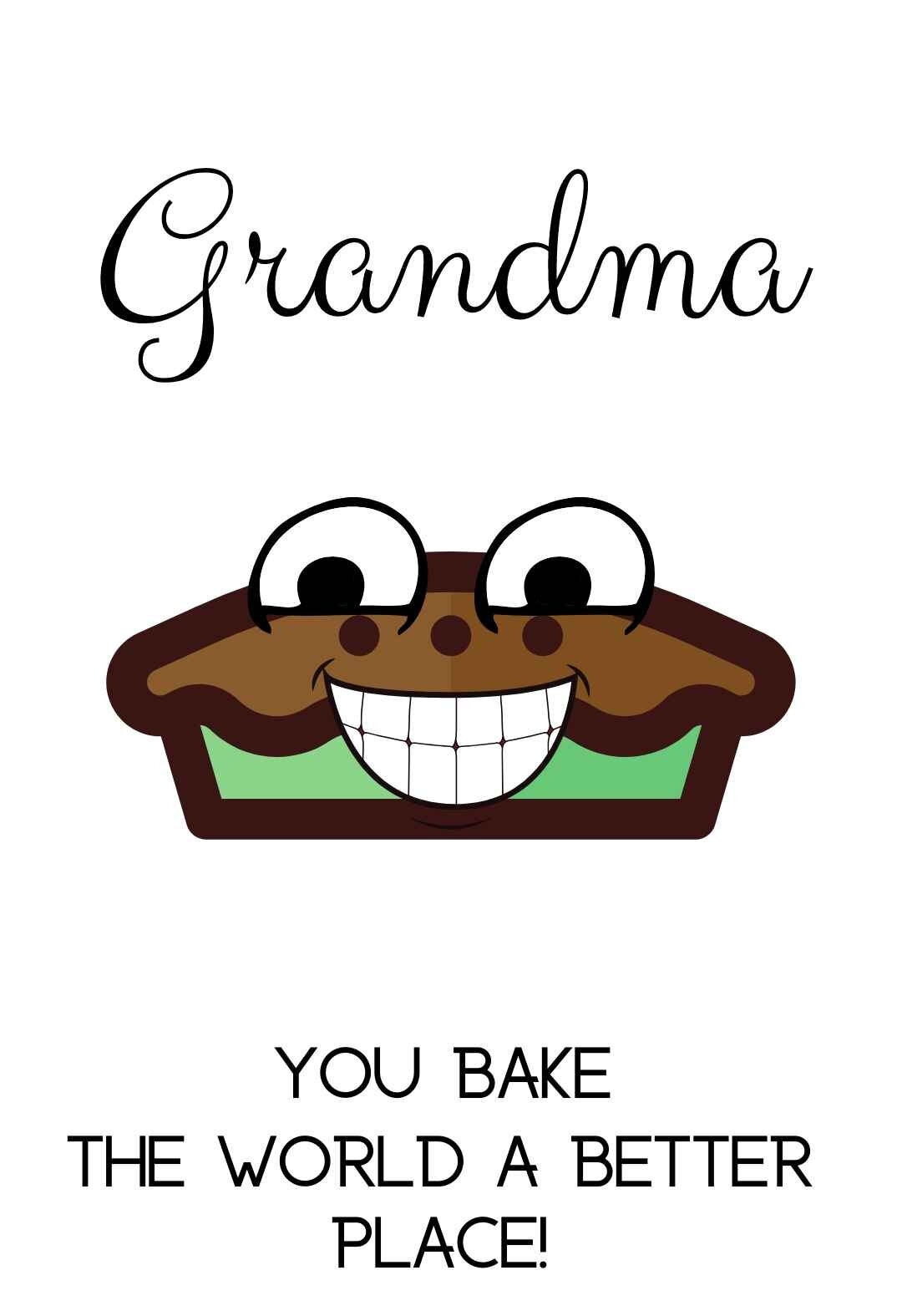 22 Awesome Grandma Printable Birthday Cards free PRINTBIRTHDAY CARDS