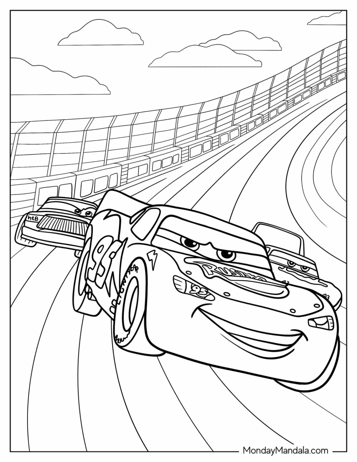 Disney Cars Coloring Book Pages