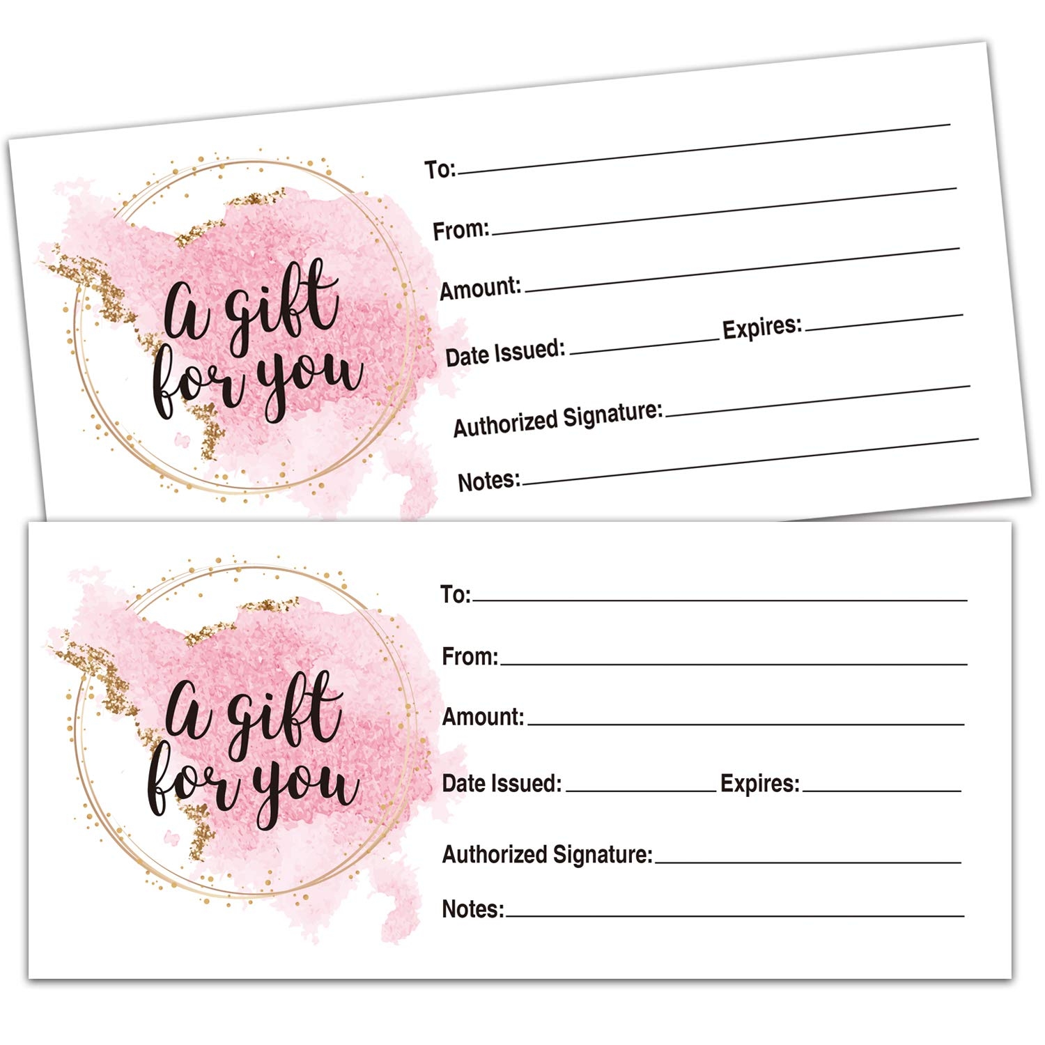 25 Blank Gift Cards For Small Business Customers Or Luxury Holiday 