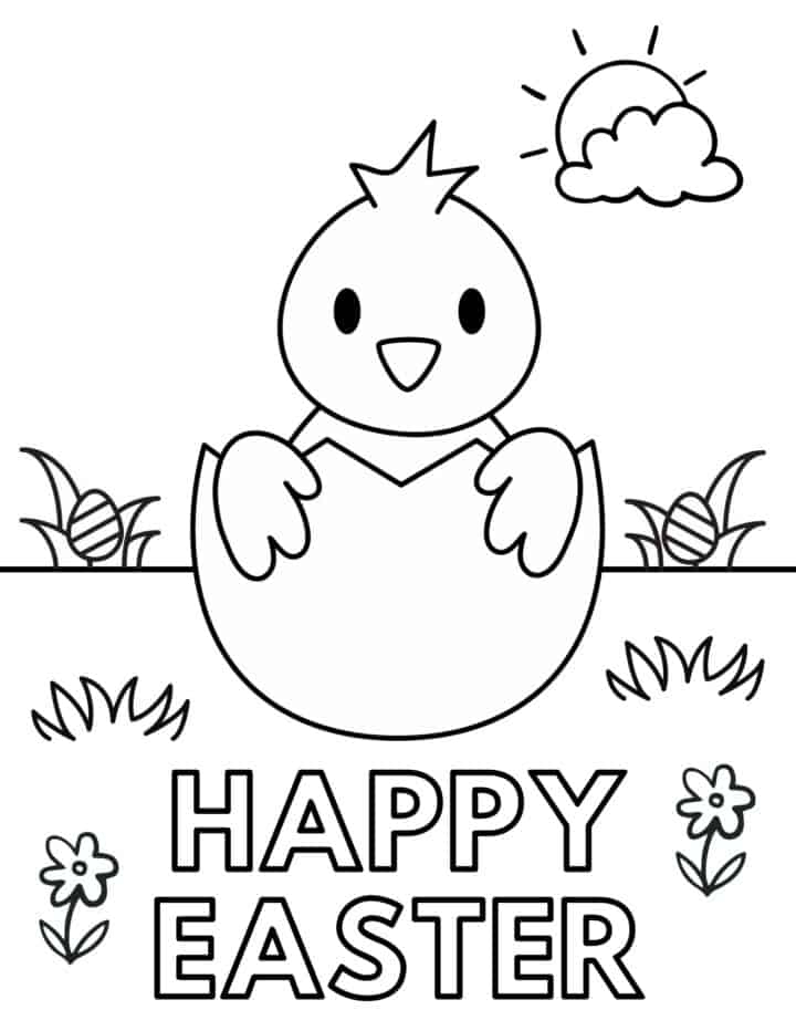 Free Printable Coloring Pages For Easter