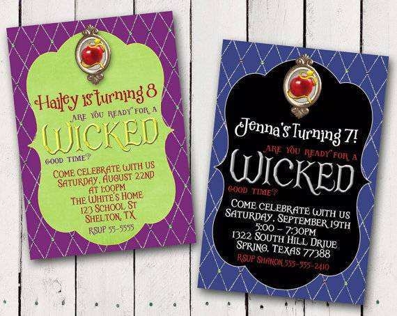 25 Standard Descendants Party Invitation Template Download For