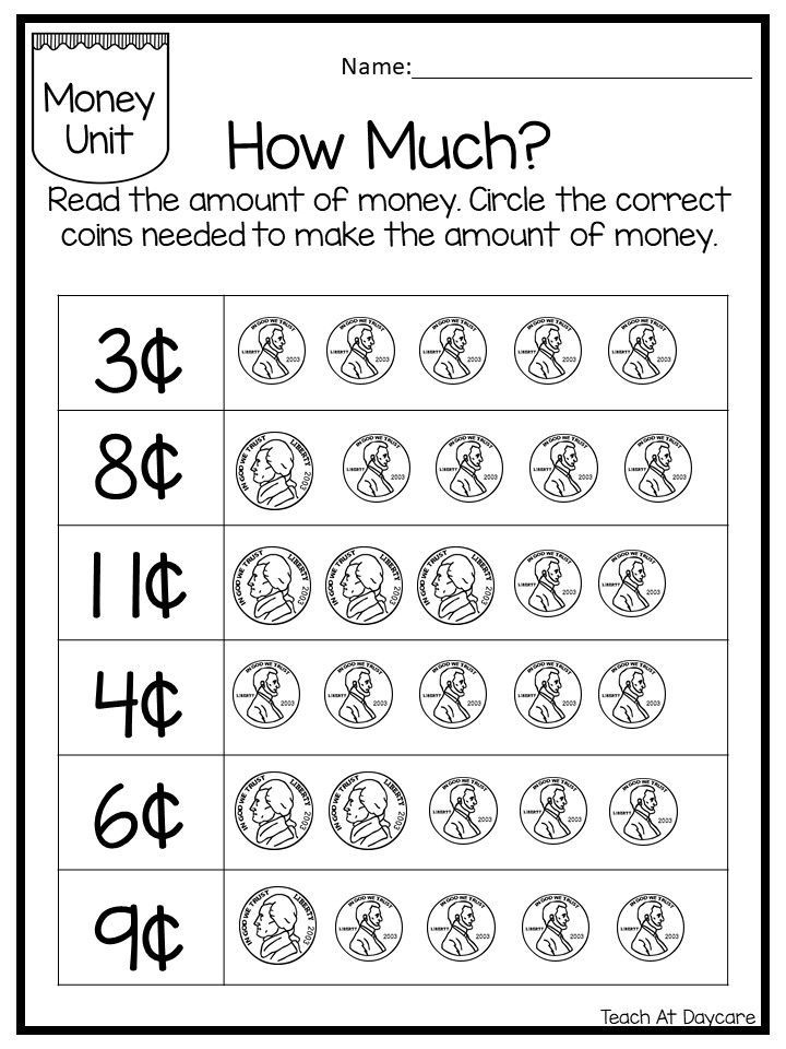 25 Unique Circle The Correct Amount Of Money Worksheets Money