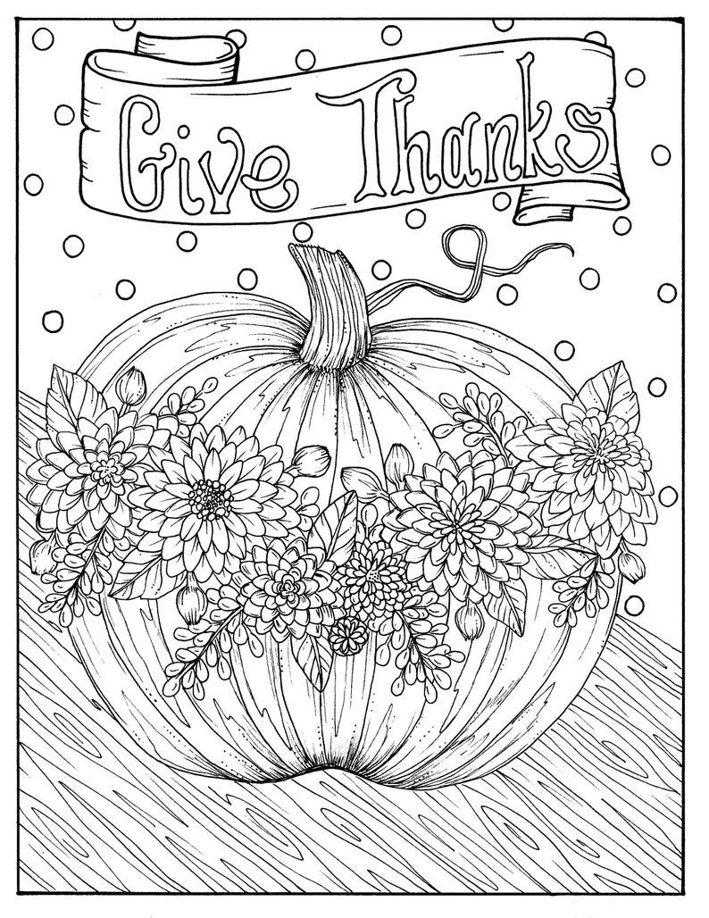 250 Fall Adult Coloring Pages Mom Wife Busy Life 