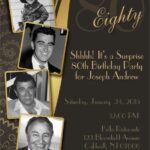 26 80th Birthday Invitation Templates Free Sample Example Format