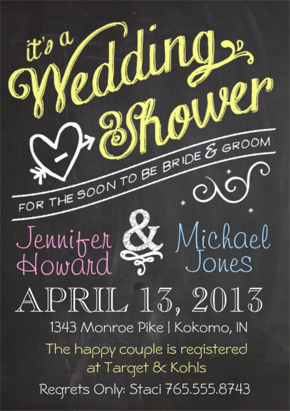 couple shower invitation templates