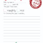 3 Printable Free Christmas Letter Templates