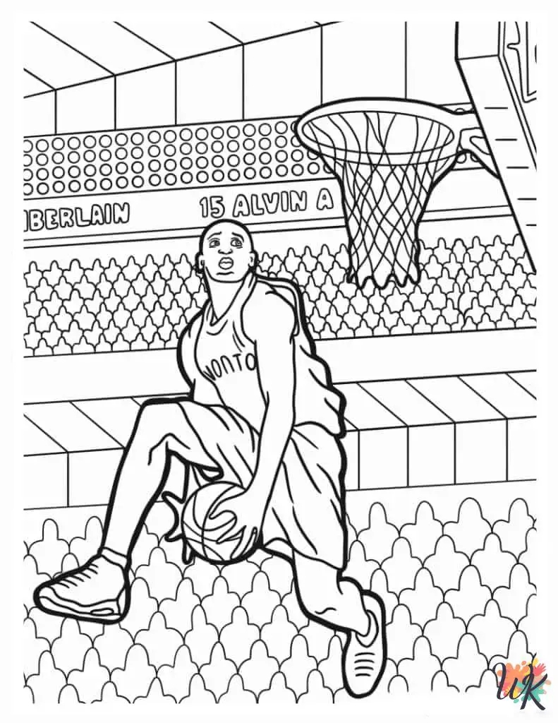 30 Basketball Coloring Pages For Kids ColoringPagesWK