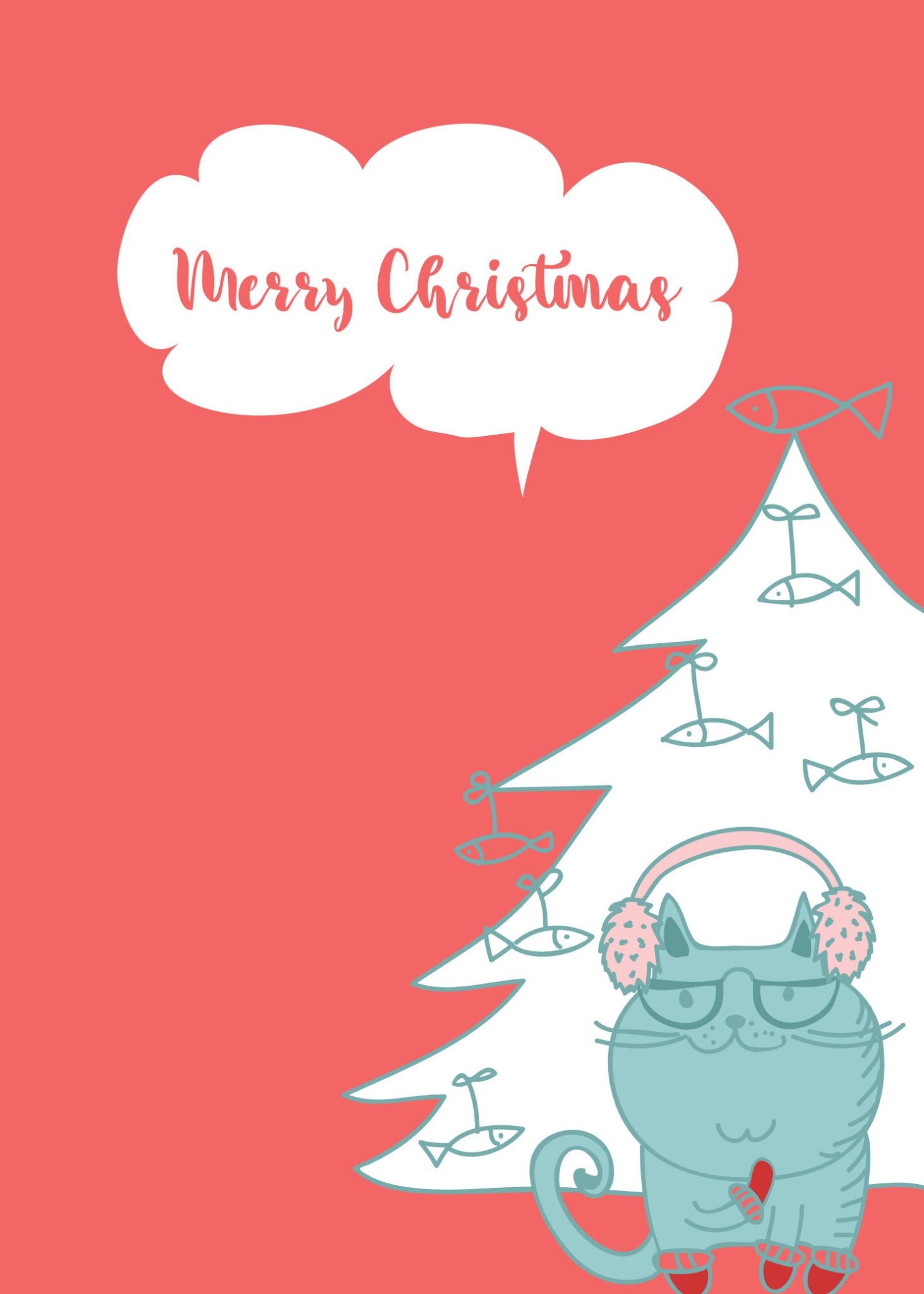 30 Cutest Printable Merry Christmas Cards Free Artsy Pretty Plants