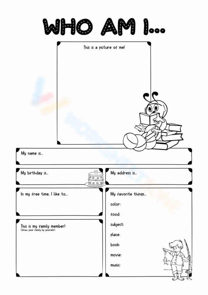 30 Free Who Am I Worksheet Collection For Students Worksheets Library