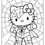 30 Hello Kitty And Spiderman Coloring Pages Free Printable PDFs