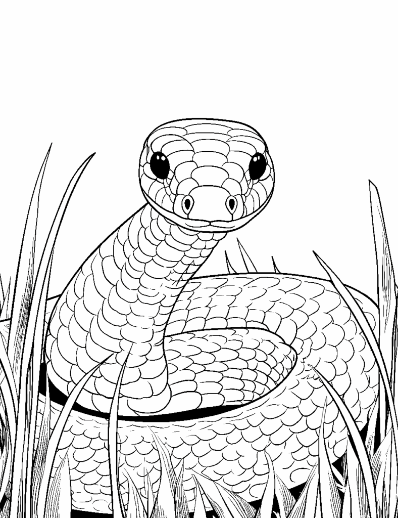 30 Snake Coloring Pages Free Printable Sheets Snake Coloring Pages