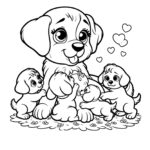 31 Cute Puppy Coloring Pages Free Color Clipart At PrintColorFun
