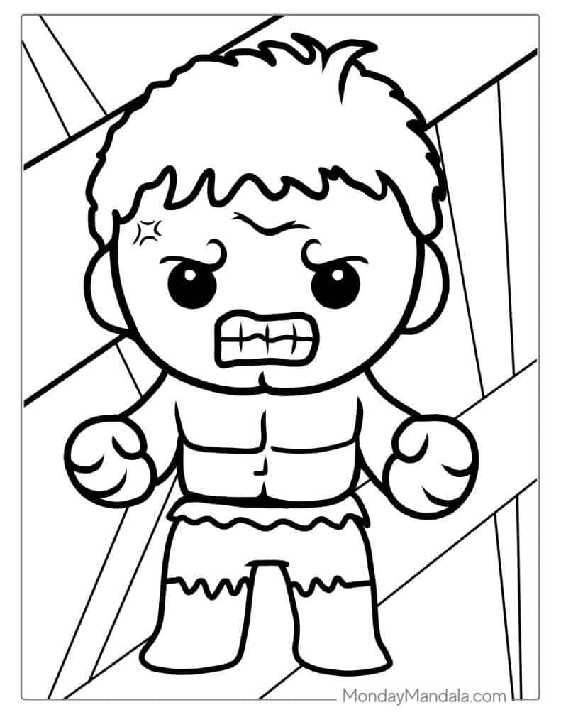 33 Hulk Coloring Pages Free PDF Printables Avengers Coloring Pages 