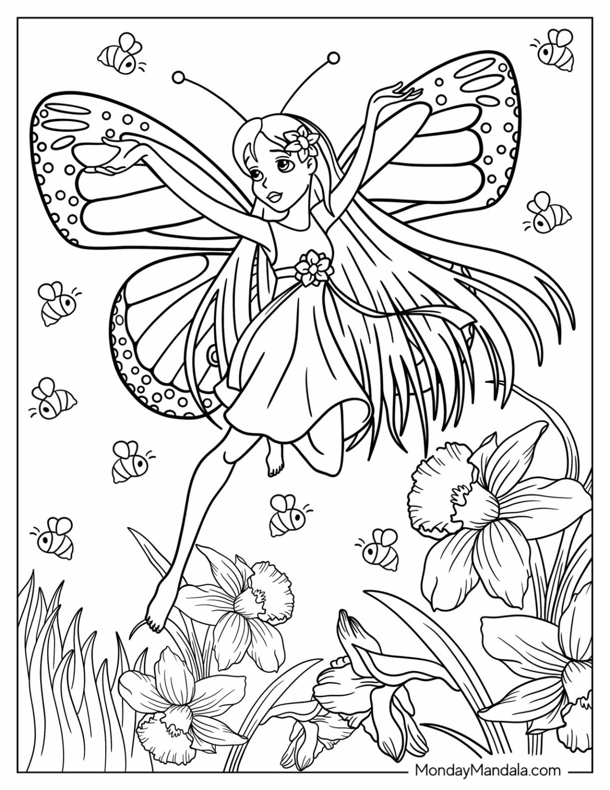 Fairy Color Pages