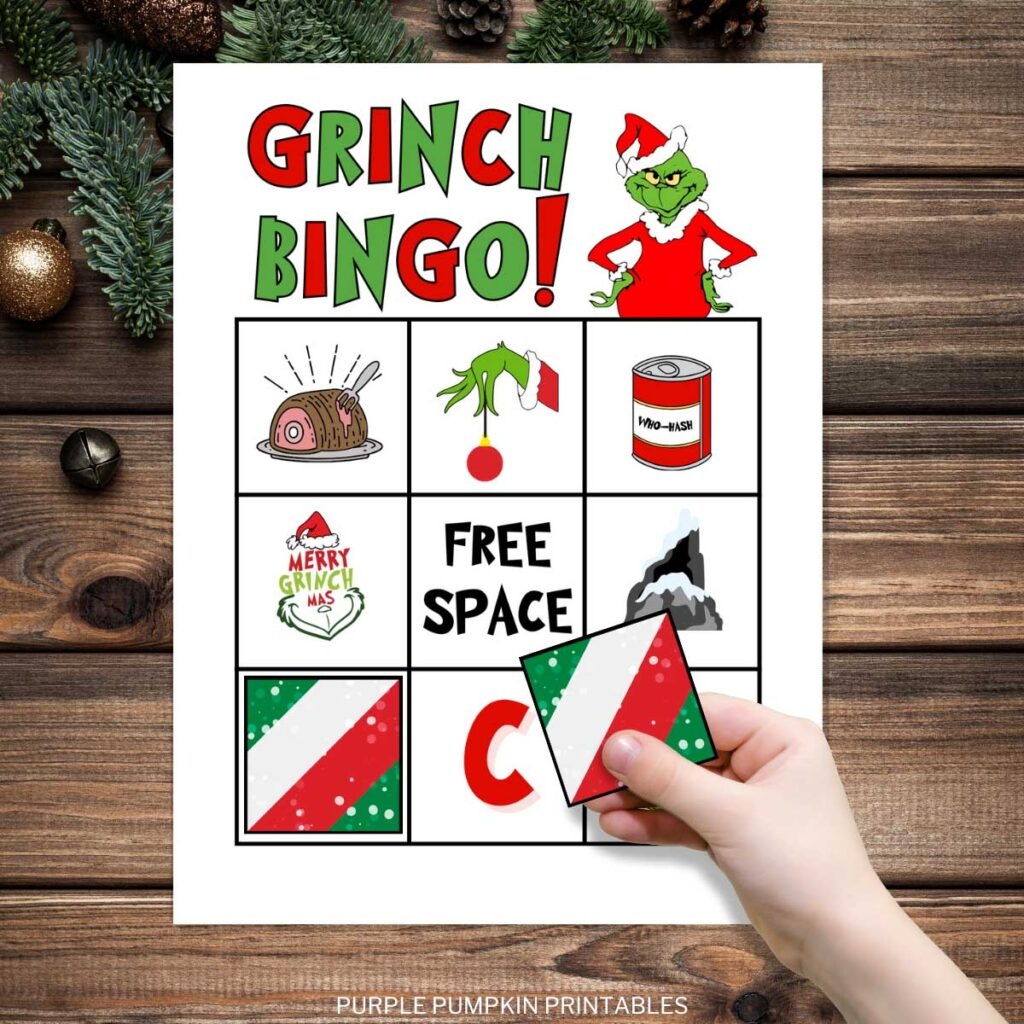 36 Printable Grinch Bingo Cards Fun Christmas Game 
