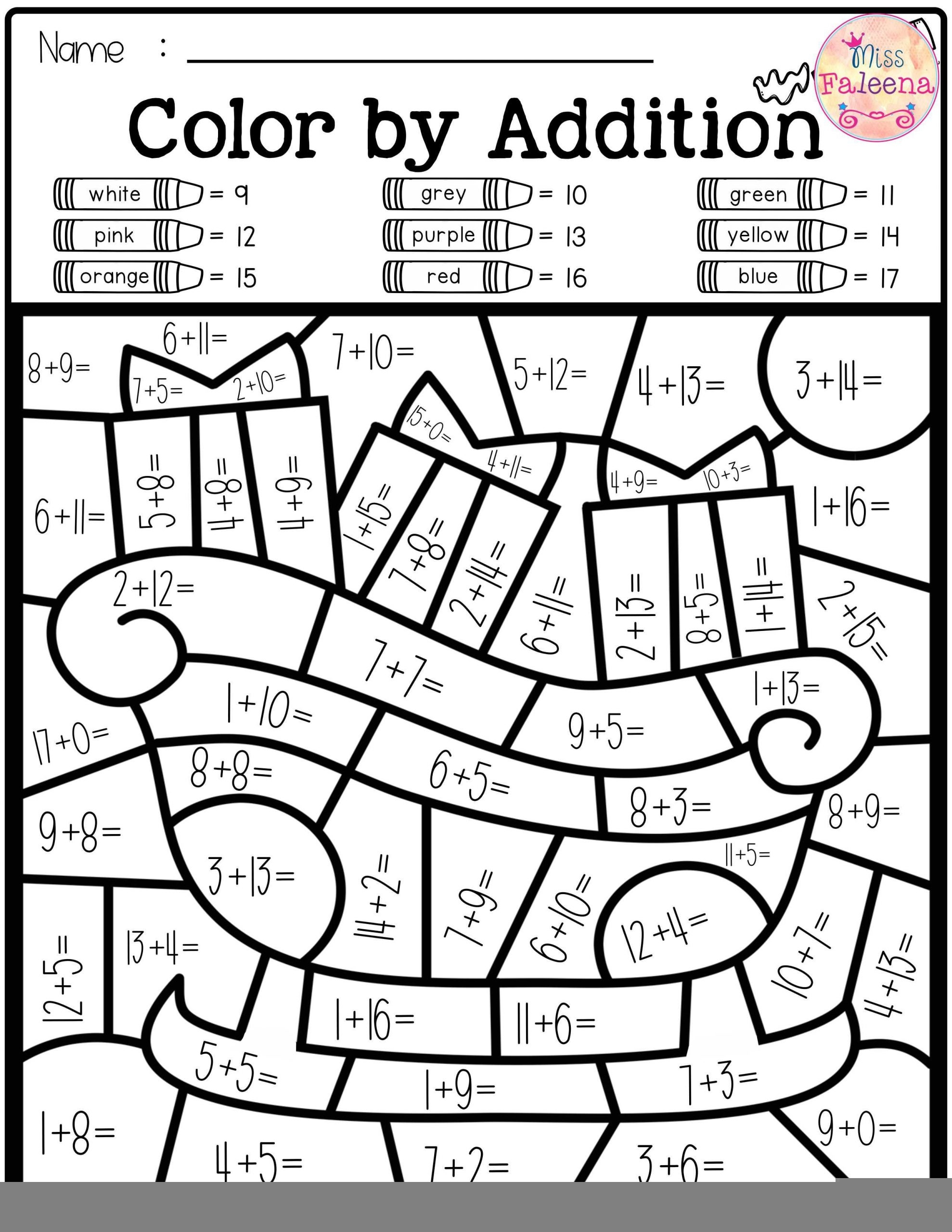 3rd Grade Multiplication Coloring Worksheets Times 