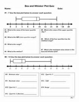48 Box And Whisker Plot Worksheet Chessmuseum Template Library