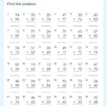 4th Grade Multiplication Worksheets Free Printable Worksheets