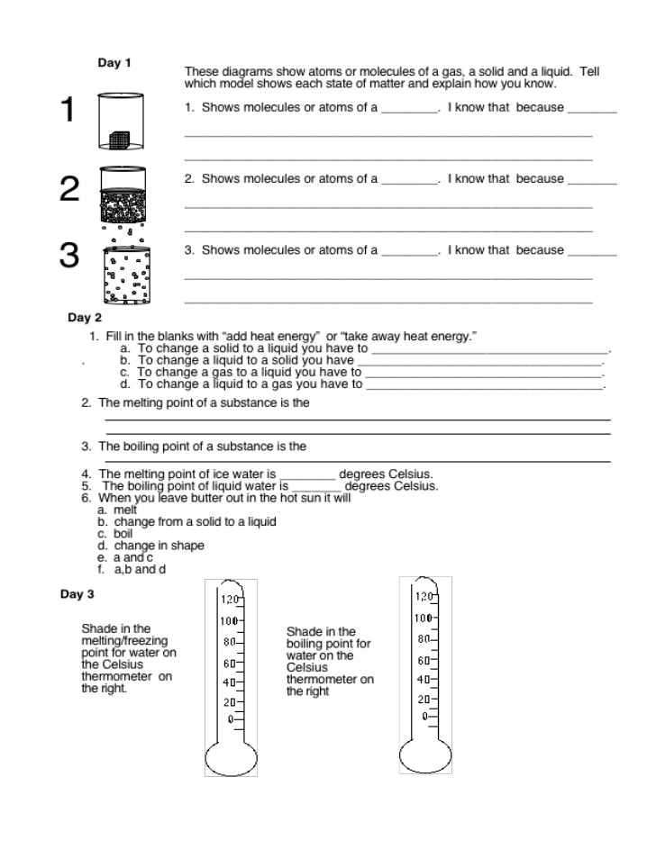 science for 4th graders worksheets