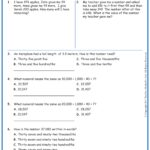 4th Grade Place Value Worksheets With Answer Key Worksheets Library