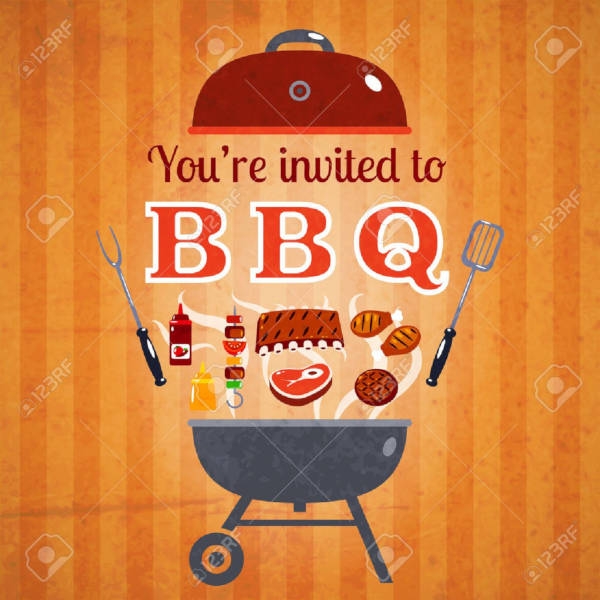 5 Company BBQ Invitation Templates In PSD