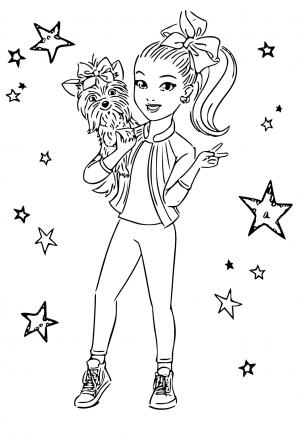 5 Free Printable Jojo Siwa Coloring Pages For Adults And Kids Lystok