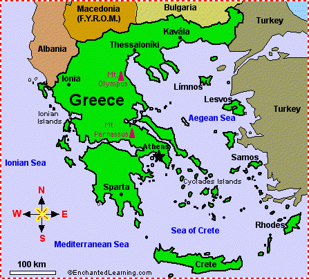 50 Ancient Greece Map Worksheet