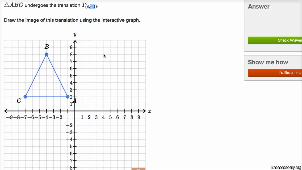 sequence of transformations worksheet
