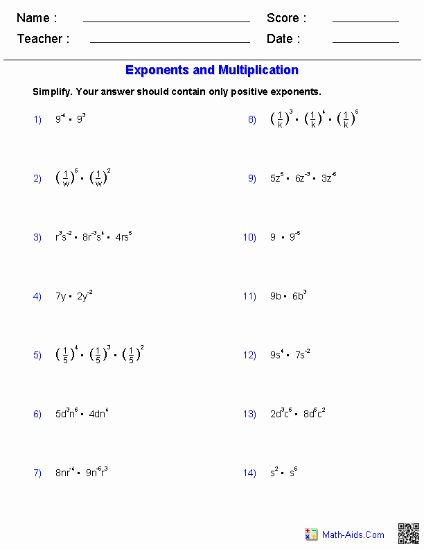 50 Simplifying Rational Exponents Worksheet Chessmuseum Template Library